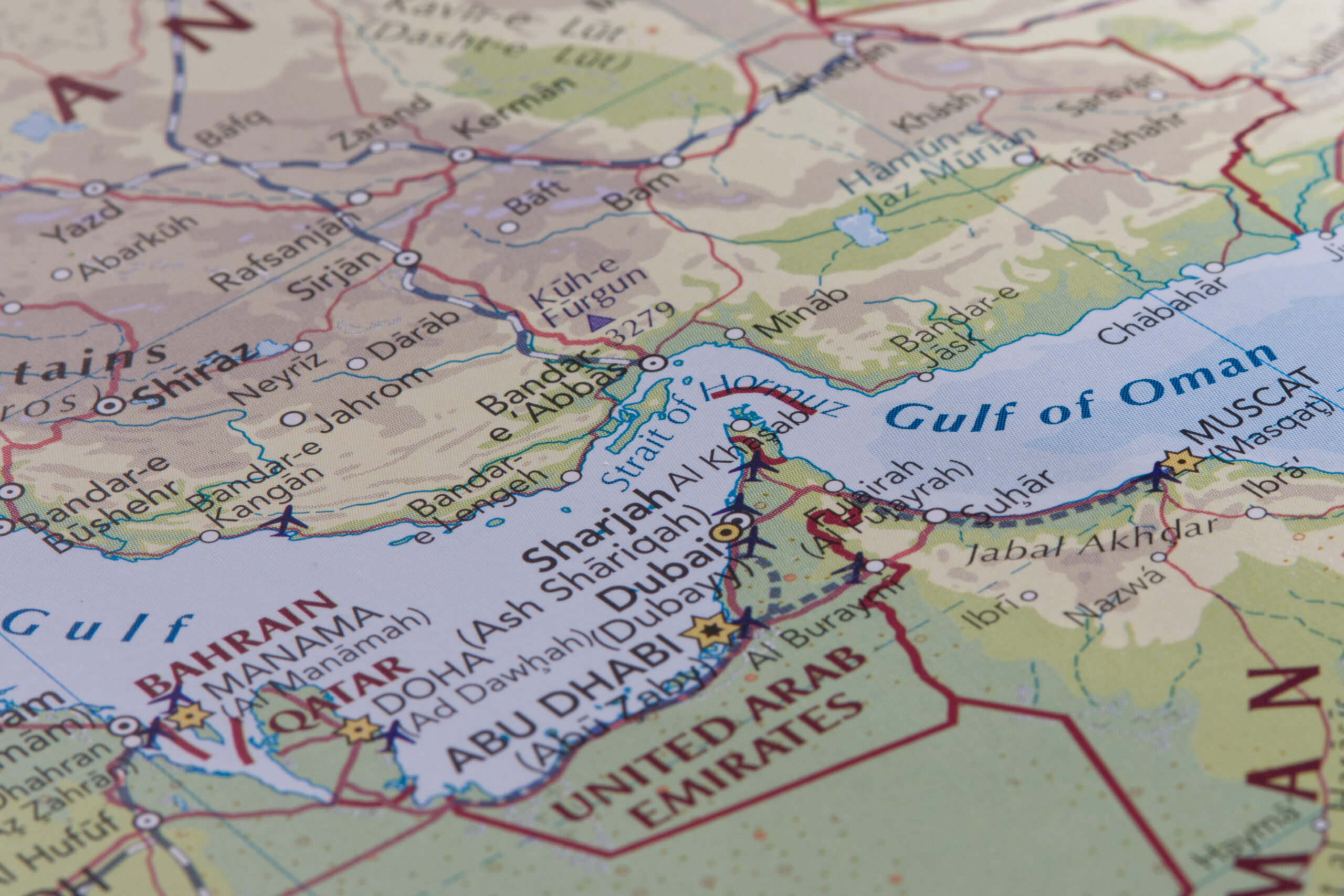 UAE map